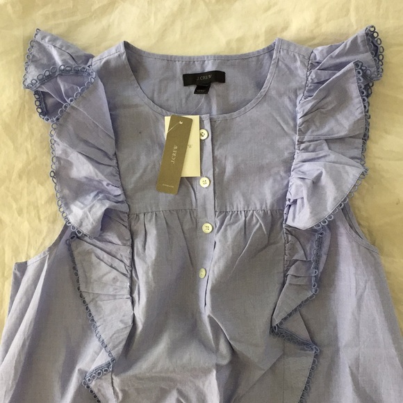 J.Crew Ruffled Blouse - Picture 3 of 3